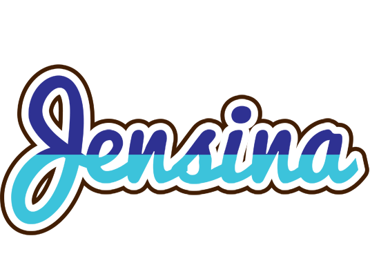 Jensina raining logo