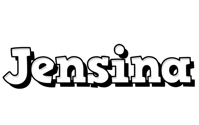 Jensina snowing logo