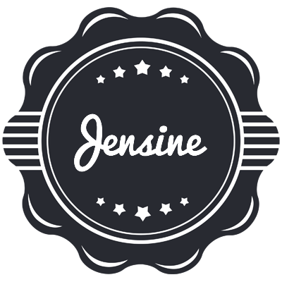 Jensine badge logo