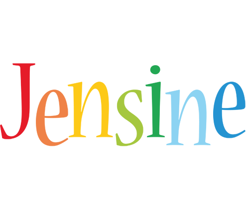 Jensine birthday logo