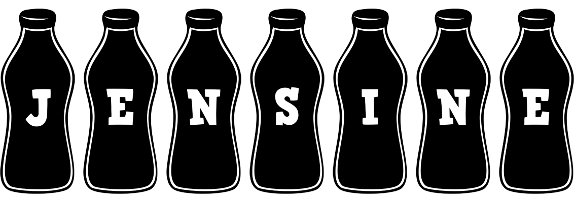 Jensine bottle logo