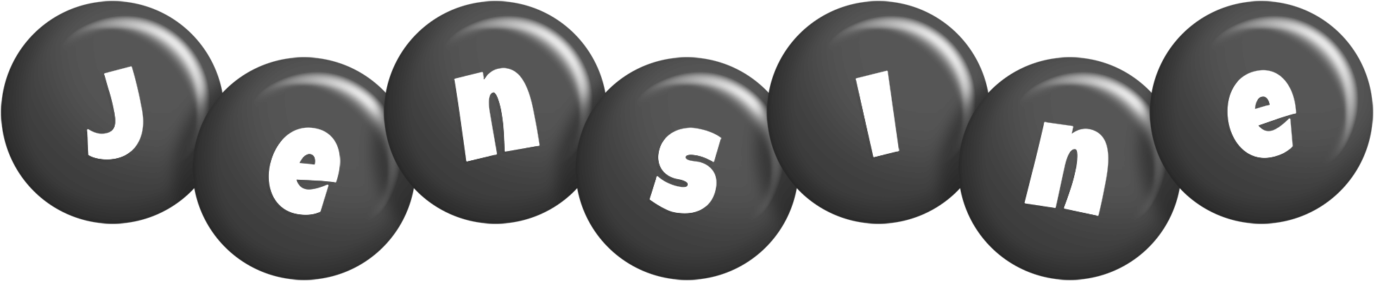 Jensine candy-black logo