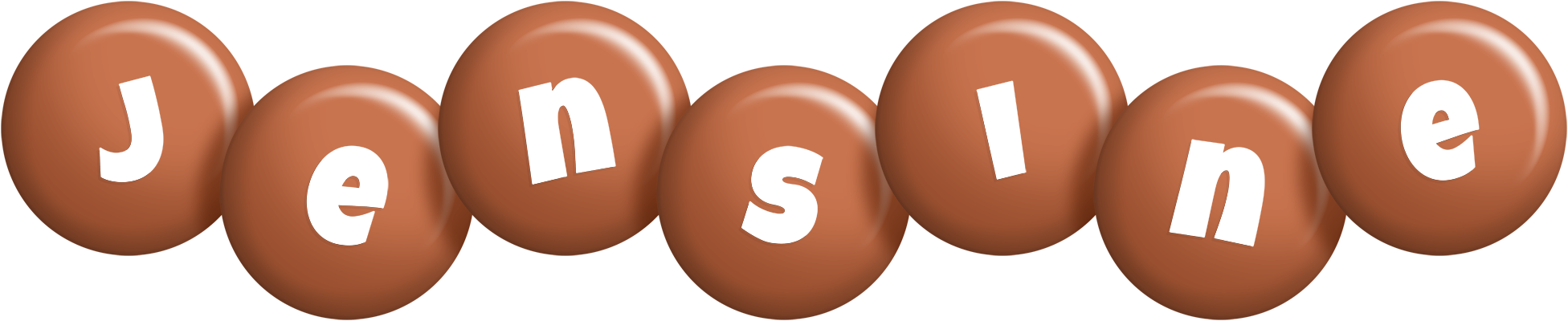 Jensine candy-brown logo
