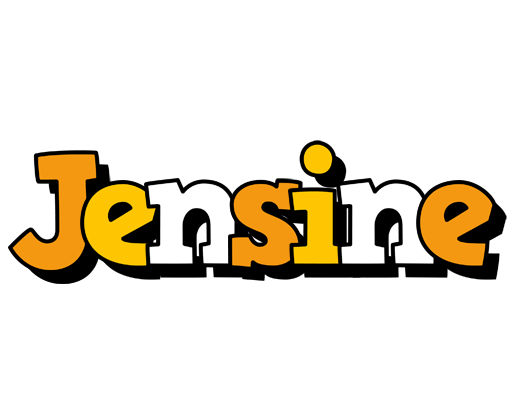 Jensine cartoon logo
