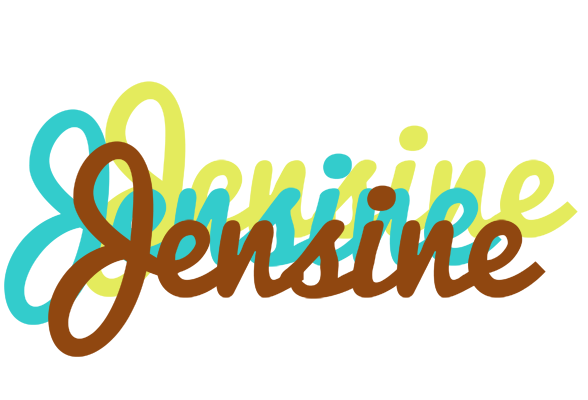 Jensine cupcake logo
