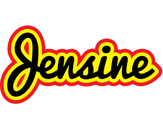 Jensine flaming logo