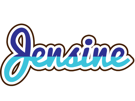 Jensine raining logo