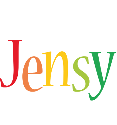 Jensy birthday logo