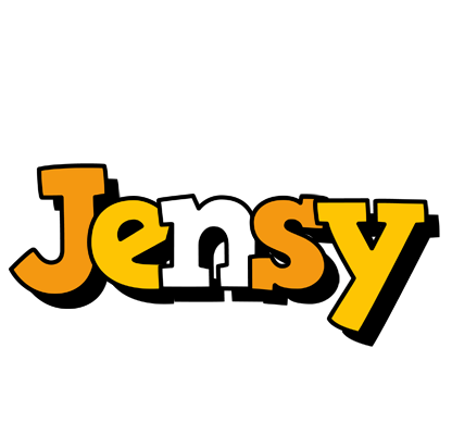 Jensy cartoon logo