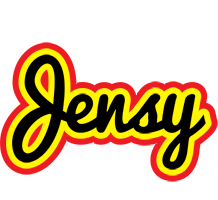 Jensy flaming logo