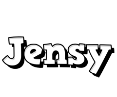Jensy snowing logo