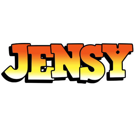Jensy sunset logo