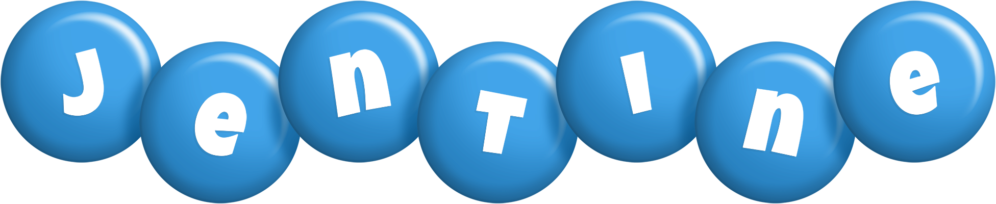 Jentine candy-blue logo