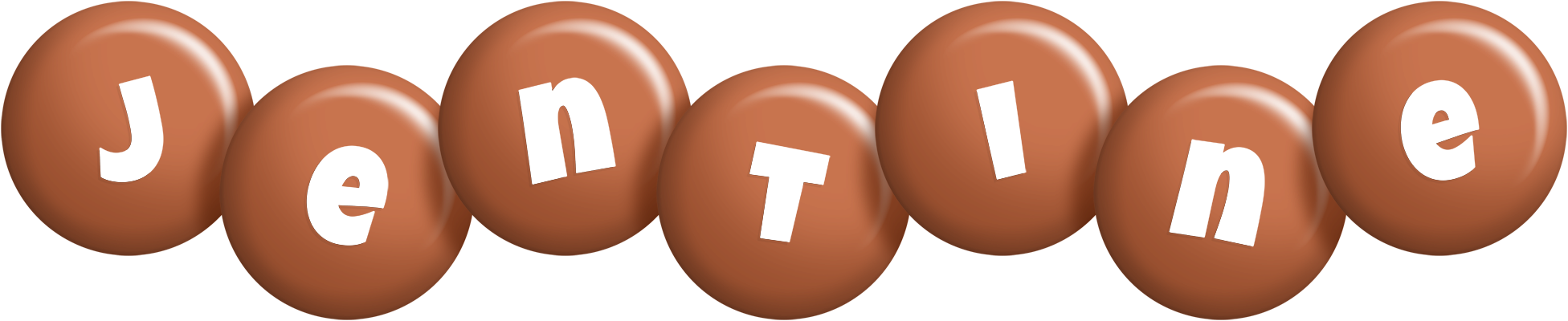 Jentine candy-brown logo