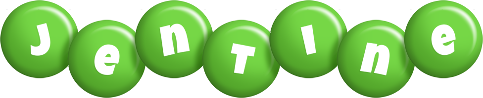 Jentine candy-green logo