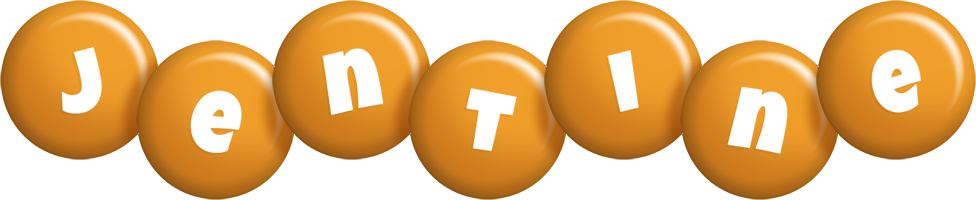 Jentine candy-orange logo