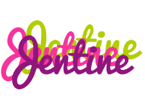 Jentine flowers logo