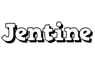 Jentine snowing logo