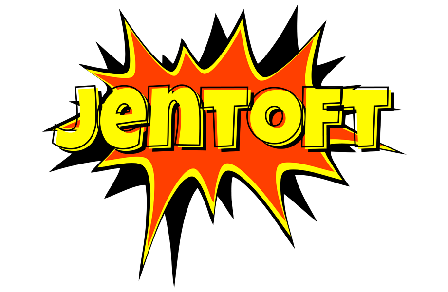 Jentoft bazinga logo
