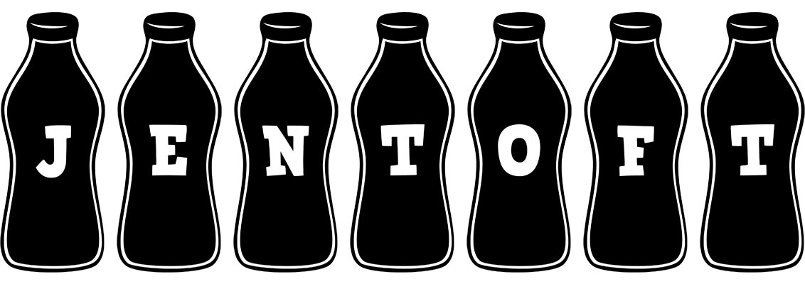 Jentoft bottle logo