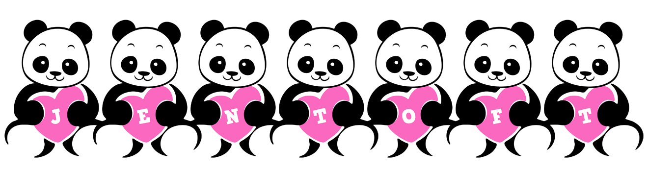 Jentoft love-panda logo