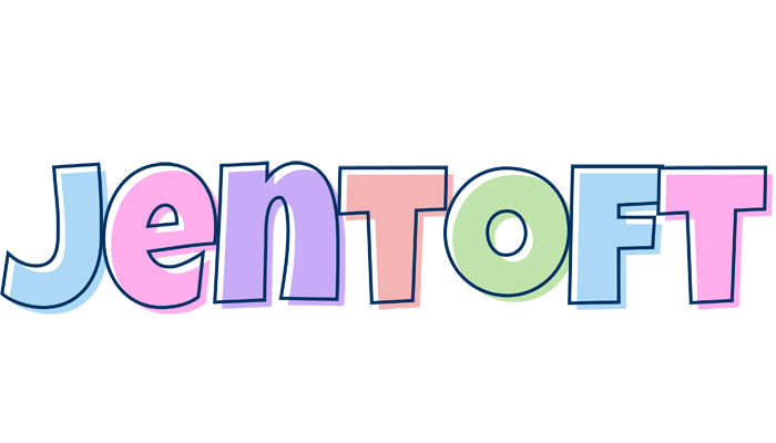 Jentoft pastel logo