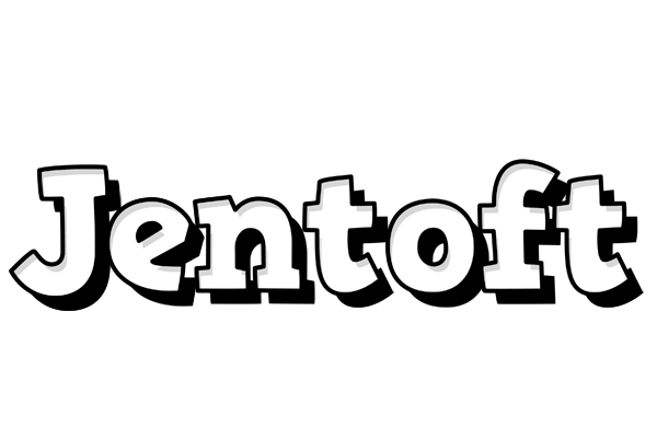 Jentoft snowing logo