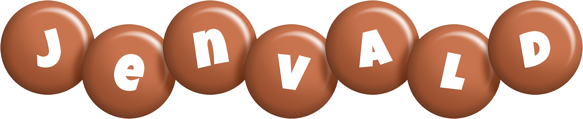 Jenvald candy-brown logo