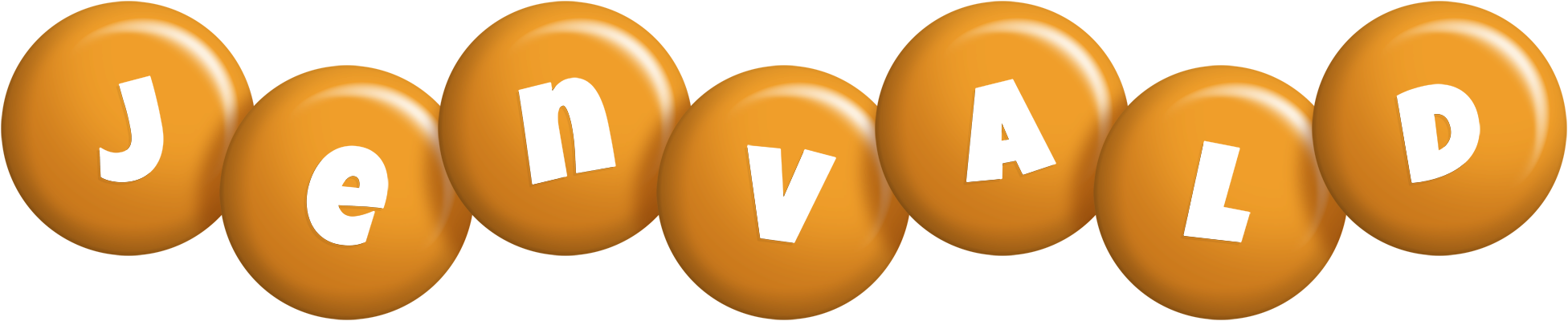 Jenvald candy-orange logo