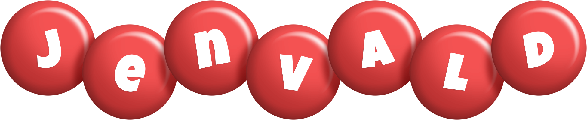 Jenvald candy-red logo