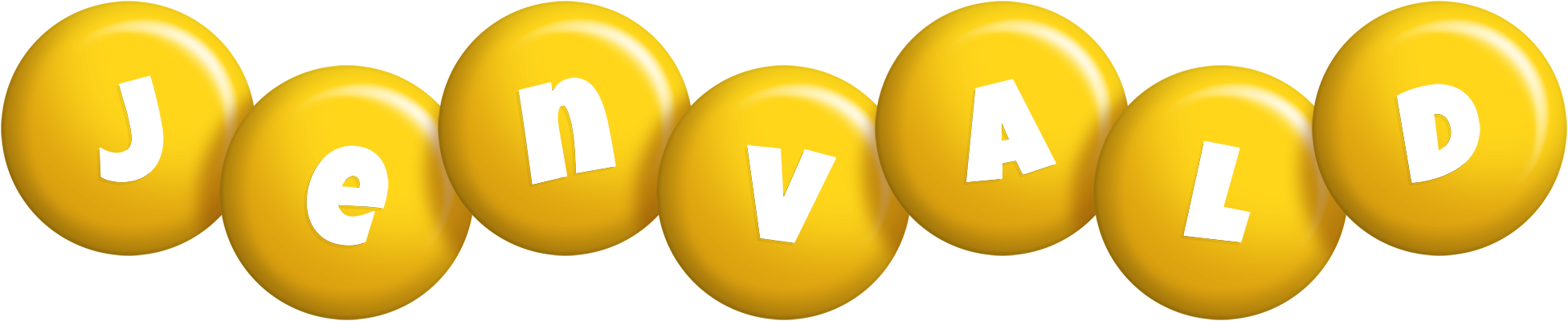 Jenvald candy-yellow logo