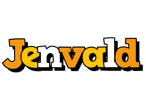 Jenvald cartoon logo