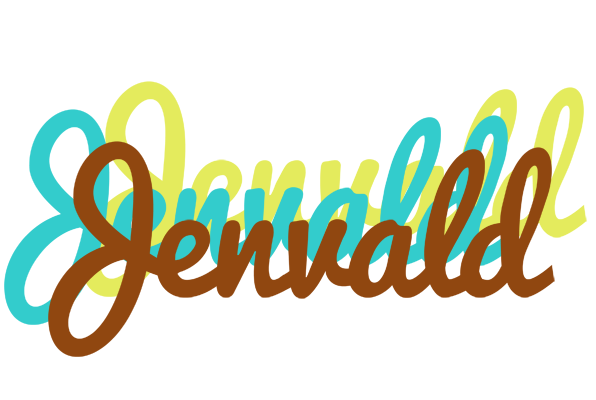 Jenvald cupcake logo