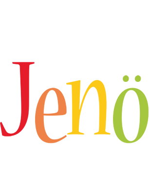 Jenö birthday logo