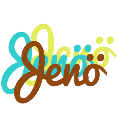 Jenö cupcake logo