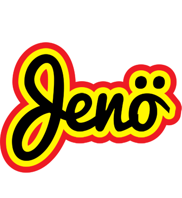 Jenö flaming logo
