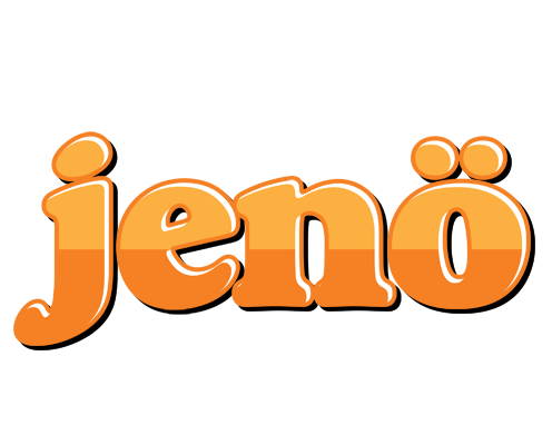 Jenö orange logo
