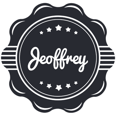 Jeoffrey badge logo