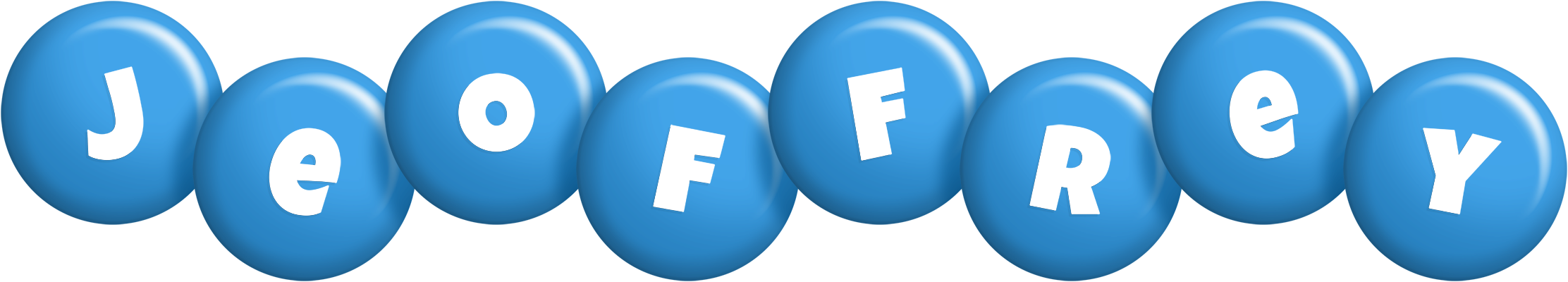 Jeoffrey candy-blue logo