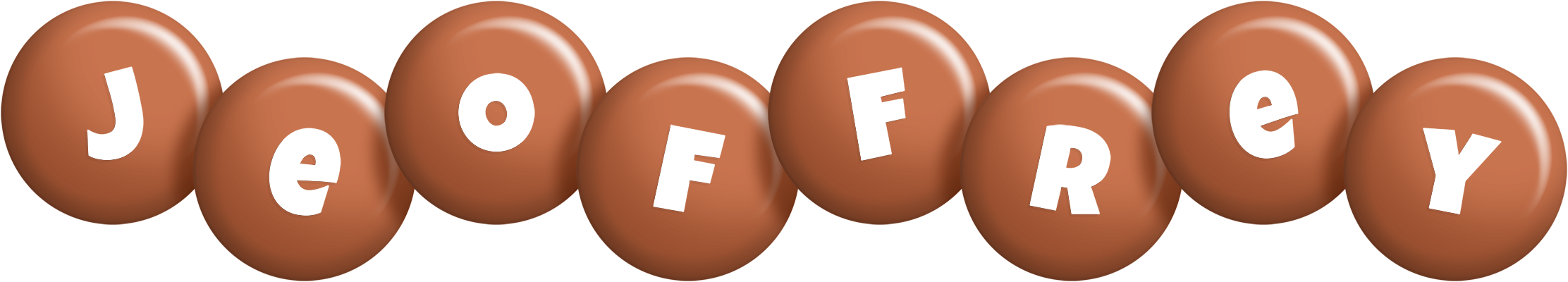 Jeoffrey candy-brown logo