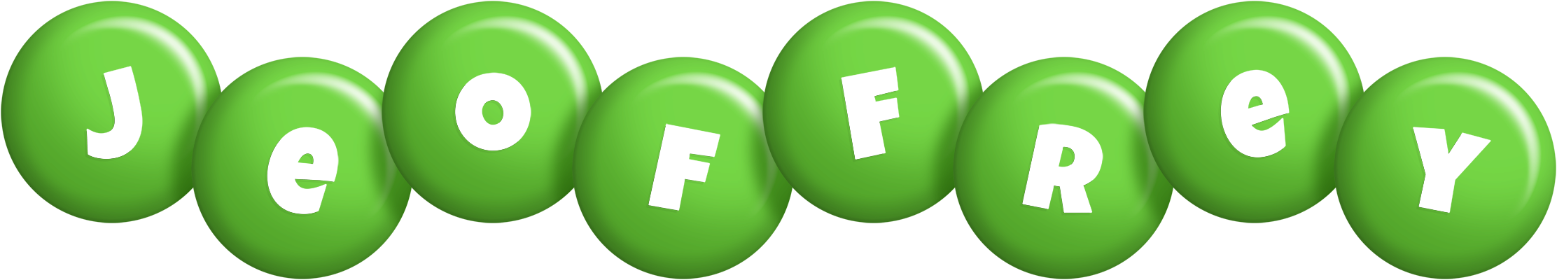 Jeoffrey candy-green logo