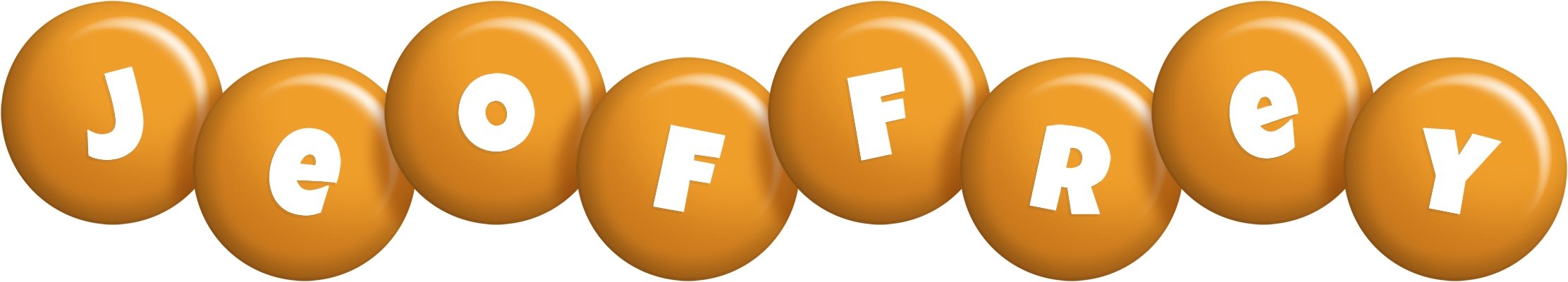 Jeoffrey candy-orange logo