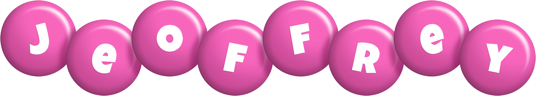 Jeoffrey candy-pink logo