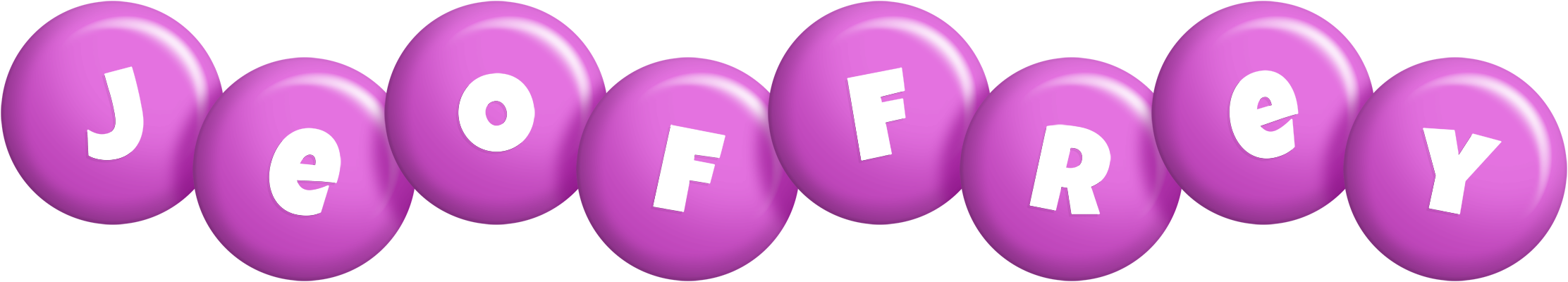 Jeoffrey candy-purple logo