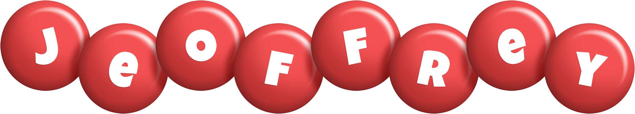 Jeoffrey candy-red logo