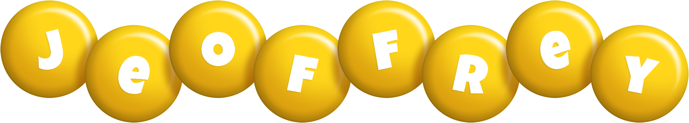 Jeoffrey candy-yellow logo