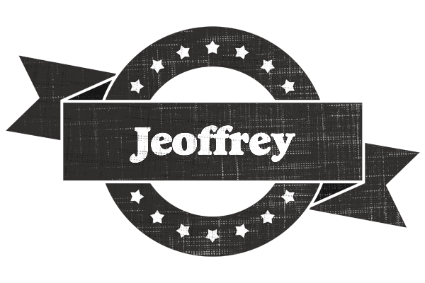 Jeoffrey grunge logo