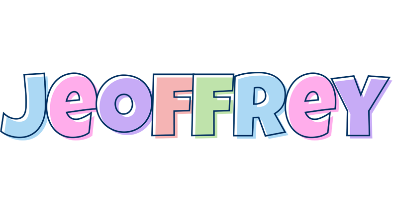 Jeoffrey pastel logo