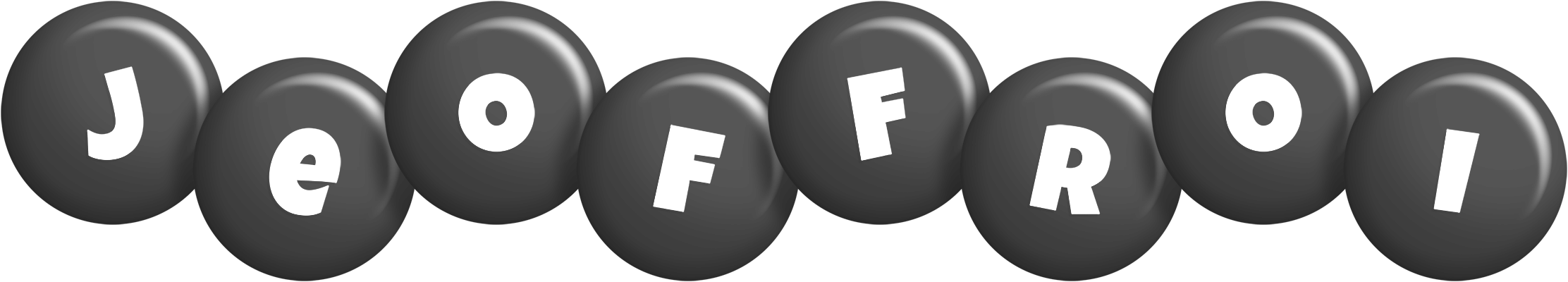 Jeoffroi candy-black logo