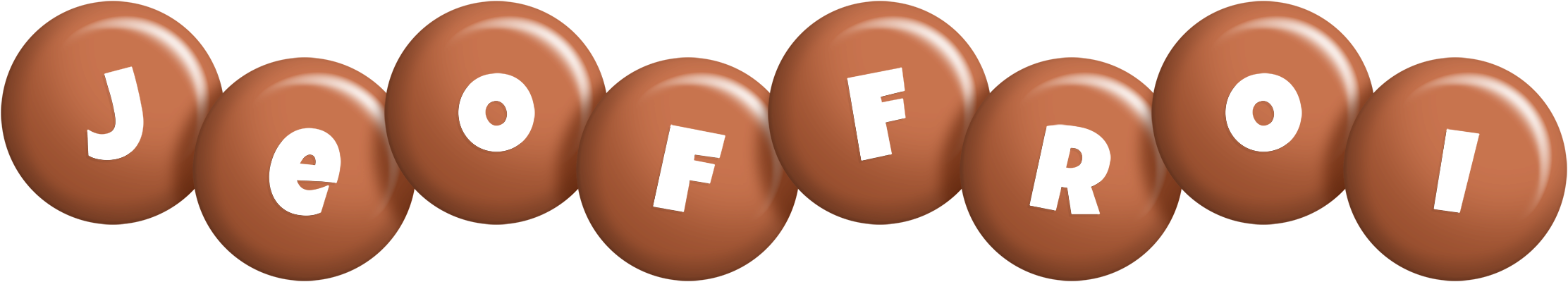 Jeoffroi candy-brown logo